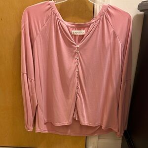Lucky Brand Pink Button-Down Shirt